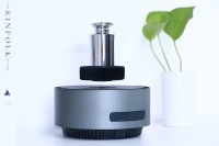 Soporte de Exhibición Flotante de Levitación Magnética con Descenso Automático y Rotación de 360 Grados, Decoración Inteligente para el Hogar de ABS