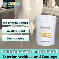 Peinture murale extérieure au latex Limeijia avec une excellente protection UV et anti-fissures pour les immeubles de bureaux, prix direct usine