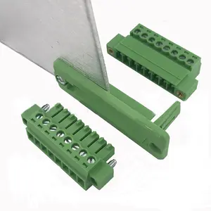 Wall mounted fixed terminal block XK2EDGWC-5.08mm/7.62mm solderless butt joint male and female air butt joint terminal set