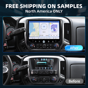 เครื่องเล่นดีวีดีหน้าจอวิทยุขนาด 11.5 นิ้ว Snapdragon 665 สำหรับ Chevrolet Silverado GMC Sierra ปี 2014-2018 รองรับ Wireless CarPlay หน้าจอ QLED 2K ความจุ 8+<span class=keywords><strong>256GB</strong></span> - Product Image 2