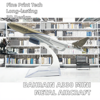 Bahreïn A330 avion 1/400 échelle 16cm Mini avion volant métal artisanat cadeau pour l'obtention du diplôme collecte décoration avion