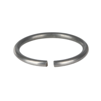 Lispring Constant Section Spiral Retaining Ring Wire Clip 17-7PH Stainless Steel 40-52 HRC Plain Finish Metric for Shaft