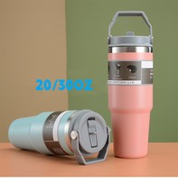 Gobelets isothermes en acier inoxydable de 30 oz et 20 oz avec poignée, en gros, ODM, OEM