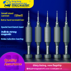 Jeu de tournevis de précision électrique de qualité industrielle pour bricolage, avec poignée en acier chromé, incluant les embouts Torx, Phillips et plats - OEM - Product Image 3
