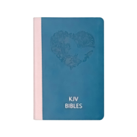 Bibles en gros personnalisées Nkjv avec logo/motif anglais, nouveau design, impression sur les côtés, papier de qualité pour la fabrication de Bibles