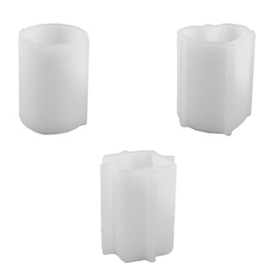 Heart Shaped Square Cylindrical Love Relief <b>Candle</b> <b>Mold</b> For Valentine's Day Decorative Plaster Ornament DIY Craft Making Kit - Product Image 4