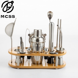 Nouvelle Collection 2025 : Kit de Barman Professionnel en Acier Inoxydable de Haute Qualité avec Support Métallique pour Barman - Product Image 3