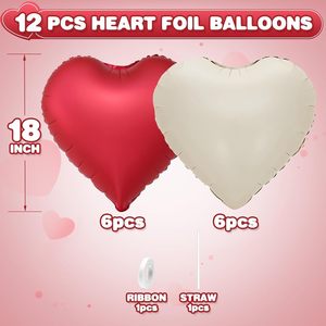 Wholesale 18 Inch Metallic Chrome Heart Shaped Eco-Friendly <b>Party</b> Foil Helium <b>Balloons</b> for Mother's Day Christmas <b>Party</b> - Product Image 4