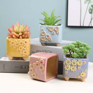 <span class=keywords><strong>Pot</strong></span> <span class=keywords><strong>de</strong></span> fleurs carré en céramique simple, frais et créatif, <span class=keywords><strong>pot</strong></span> <span class=keywords><strong>de</strong></span> plantes succulentes carré <span class=keywords><strong>avec</strong></span> trous, <span class=keywords><strong>pot</strong></span> <span class=keywords><strong>de</strong></span> plantes sur <span class=keywords><strong>pied</strong></span> - Product Image 1