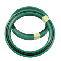 Joint d'étanchéité de tige de vérin hydraulique BD, résistant à l'huile, en PU+POM+NBR, pour usage industriel