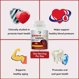 OEM corazón CoQ10 tabletas suplemento sanitario vitamina 98% materia prima coenzima <span class=keywords><strong>Q10</strong></span> tabletas - Product Image 4