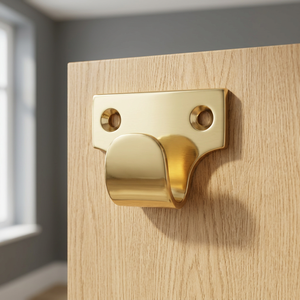Loquet de porte et de cuisine en laiton massif, très demandé en gros, pour les restaurations vintage ou les maisons traditionnelles - Product Image 3