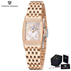 PAGANI DESIGN PD1737 Women's Quartz Watch Luxury Fashion Sapphire Stainless Steel Waterproof <b>Clock</b> Bracelet Relogio Feminino - Product Image 1