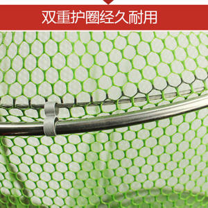 Red de pesca de doble anillo Jiangyue, jaula plegable de nailon engrosado para pesca silvestre - Product Image 3