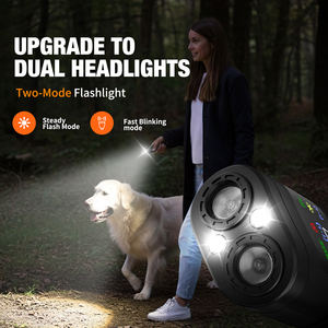 Safe & Humane Outdoor 12ft Lange Stray <span class=keywords><strong>Dog</strong></span> Repeller Écran couleur Pet <span class=keywords><strong>Dog</strong></span> Bark Dispositif de dissuasion à ultrasons avec lampe de poche LED - Product Image 6