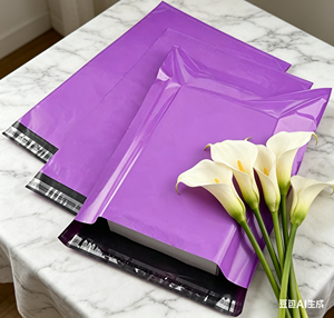 White Poly Mailers Matte Surface Clear Labeling Plastic Shipping Bags For Easy Addressing Logistics Sorting Work - Product Image 1