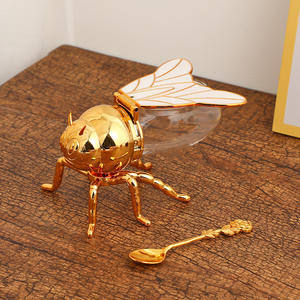 Tarro de condimentos colorido con diseño de abeja, caja de condimentos de lujo ligero y de alta gama para el hogar, caja de condimentos para la cocina del hogar - Product Image 6