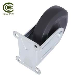 Roulettes fixes en polypropylène polyuréthane nylon acier - Product Image 3