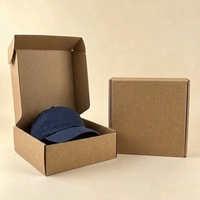 Boîte d'emballage personnalisée pour casquette de baseball, boîtes mystères pour chapeaux, emballage personnalisé pour envoi postal, boîte en papier pour chapeaux