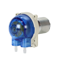 Pompe péristaltique micro DC 12V 24V à moteur pas à pas, pompe rotative avec sortie de 6,4 mm pour le remplissage et la distribution de liquides épais
