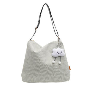 Bolso de tela elegante, bolso de gran capacidad para mujer, bolso cruzado, bolso informal versátil - Product Image 3