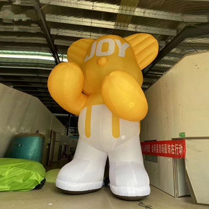 Advertising <strong>Inflatable</strong> Doll Giant Hugging <strong>Bear</strong> <strong>Inflatable</strong> Merry Christmas <strong>Gummy</strong> Yellow <strong>Bears</strong> - Product Image 2