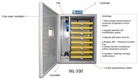 Équipement agricole incubateurs pour œufs à couver machine à couver les œufs incubateur pour volaille incubateur entièrement automatique 500 œufs à couver CE