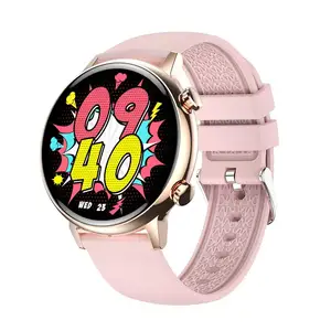 New Women Smartwatch Mini Hk39 Smart Watches With Oled Display Smart Watch Heart Rate BT HD Call NFC lady mini ultra round sport