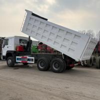 Camion benne d'occasion Howo 6x4 à dix roues, directement du fabricant, en bon état, à vendre