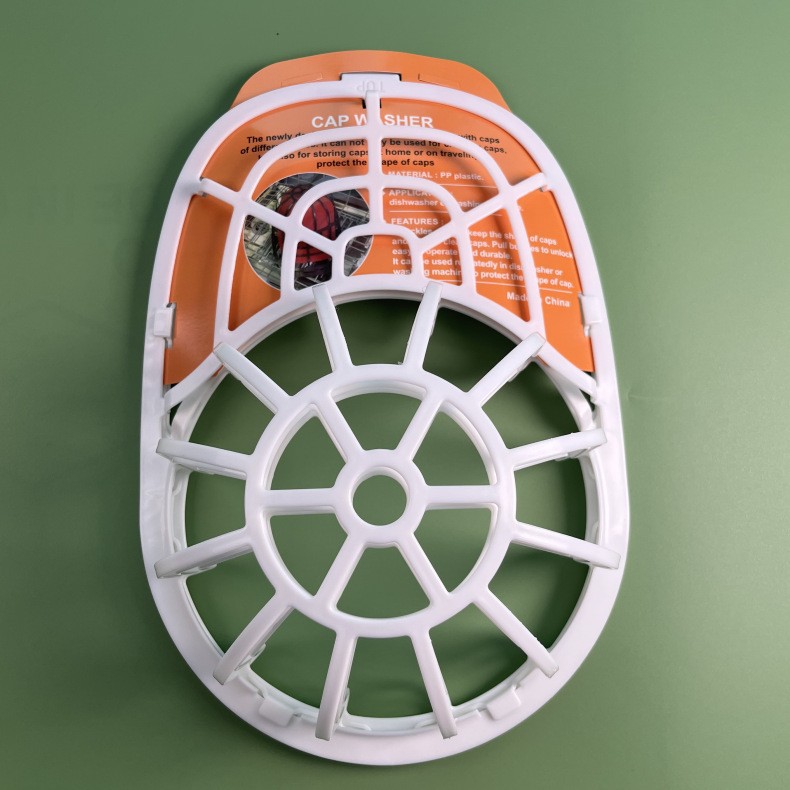Thickened three-layer hat washer-white