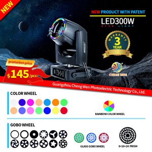 <span class=keywords><strong>300W</strong></span> chùm di chuyển đầu ánh sáng dẫn ánh sáng <span class=keywords><strong>DMX</strong></span> 512 kiểm soát hiệu ứng sân khấu hộp đêm bên DJ Disco tổ chức sự kiện chiếu sáng đám cưới - Product Image 5