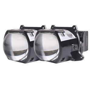 Lentille de projecteur à led pour voiture phare 3.0 55w 5500k high low beam automotive matrix bi led projector lens retrofit kit for bike light - Product Image 1