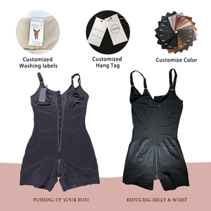Faja Moldeadora Postoperatoria Colombiana con Cremallera Frontal y en la Entrepierna, Bodysuit <span class=keywords><strong>Reductor</strong></span> BBL para <span class=keywords><strong>Mujer</strong></span> - Product Image 5