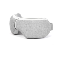 Masque de sommeil intelligent pliable pour massage des yeux, thérapie vibratoire réglable, soulage la fatigue oculaire, les cernes, améliore le sommeil réparateur