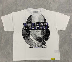 A AWFUL LOT COUGH SYRUP High Quality Oversized Scannable Drop Shoulder Vintage Character <strong>Printed</strong> <strong>Mens</strong> Short Sleeve Cotton <strong>Shirts</strong> - Product Image 2