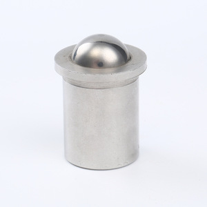 Stainless Steel Ball Head Locating Pins D3 L4 12mm Head Diameter Cylindrical Body With Shoulder For General Use - Product Image 3