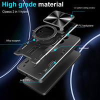 Coque de protection pour téléphone avec anneau support d'appareil photo pour ZTE Blade V70 Max 4G RedMagic 10 Pro Blade A31 Plus A54 A51 V41 Axon 40 Lite