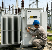 Transformateur de distribution immergé dans l'huile, hermétique, à enroulement en cuivre pur, Rainbow S11-M-50, triphasé, 50 Hz, 10 kV à 0,4 kV