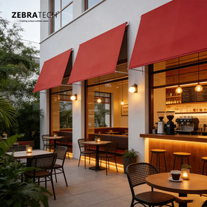 <span class=keywords><strong>Toldo</strong></span> Retráctil Manual con Marco de Aluminio, Persiana <span class=keywords><strong>Enrollable</strong></span>, Brazo Giratorio, para Ventana Exterior, Balcón, Impermeable, Protección Solar - Product Image 1