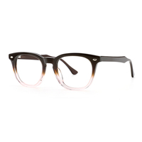 Monture de lunettes optiques en acétate italien faite à la main, unisexe, monture intégrale, ovale vintage, logo personnalisé