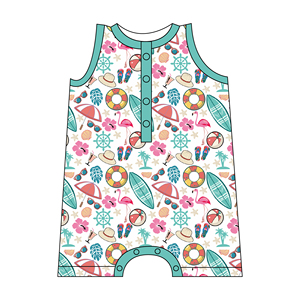 Customized Organic Bamboo Baby Unisex Baby Romper Newborn Sleeveless Bodysuit Pajama Sleepwear Clothes Infant <strong>Boy</strong> Girls <strong>Onesie</strong> - Product Image 4