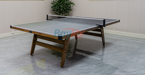 2025 Chất Lượng Cao Đào Tạo Pingpong Bảng Biểu Tượng Tùy Chỉnh Màu Sắc 25Mm MDF Chuyên Nghiệp Bóng Bàn Bàn Cầu Vồng Phong Cách Chân Với LED - Product Image 6