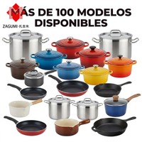 Peralatan Makan Kaca Emas Elegan Zagumi Grosir, Set Melamin, Pabrik Thailant, Stok Ekspor Massal