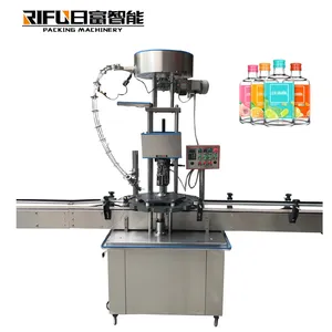 Automatic Ropp Pequeno Vidro Whisky Liquor Bottle Capper Machine Metal Alumínio Cap Rotary Selagem Capping Machine