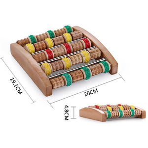 Meilleur vendeur, rouleau en bois pour le soulagement du <span class=keywords><strong>stress</strong></span>, spa, soins de santé, thérapie <span class=keywords><strong>anti</strong></span>-cellulite, relaxation des pieds, massage artisanal en bambou - Product Image 5