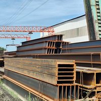 Poutre en H structurelle haute résistance JIS G3101 SS400, résistante aux tremblements de terre, pour les projets de gratte-ciel et de bâtiments commerciaux de grande hauteur