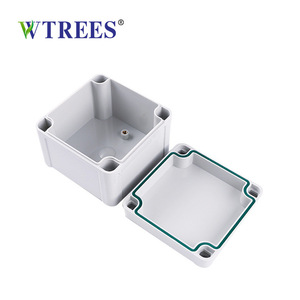 กล่องจ่ายไฟพลาสติกกันน้ำ Wtrees Ip65 Abs กล่องรวมสายไฟแบบปิดผนึกสำหรับใช้งานกลางแจ้งและในอาคาร สีขาว ติดตั้งด้วยสกรู - Product Image 2