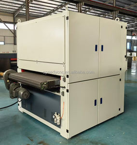 Automatische drie-kopige schuurmachine voor multiplex, MDF en hout, hoge precisie CNC 3-kopige bandkalibrerende schuurmachine voor hout - Product Image 4