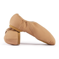 Chaussure de danse professionnelle bon marché en gros chaussures à talons bas Ballet Latin Jazz SoftTeacher pour femmes filles