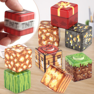 Juguete Antiestrés Minecrafted para Llavero, Venta al por Mayor Directa de Fábrica, Juguete Novedoso para Niños y Adultos, Spinner de Dedo, Giroscopio - Product Image 2